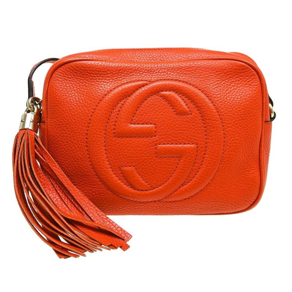 Gucci Soho Disco Leather Orange Leather Shoulder Bag Bag